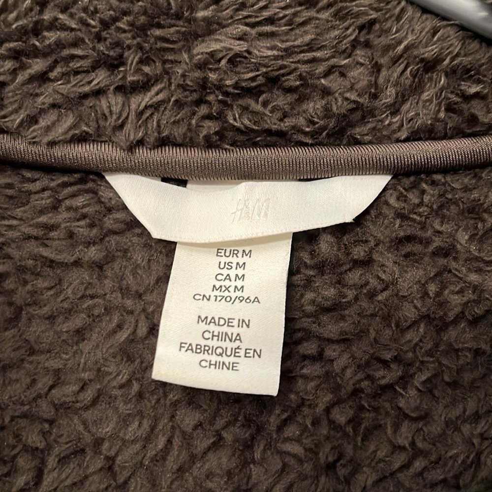 Cozy Brown Fleece Pullover - Picture 3 of 4